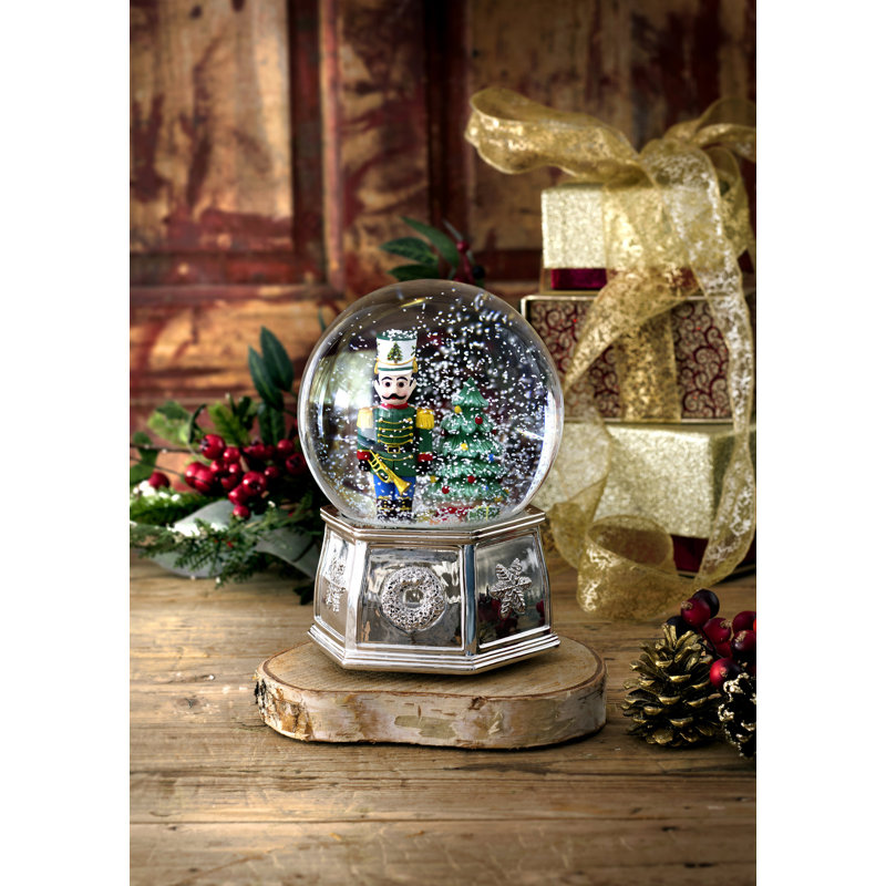 Spode Christmas Tree Musical Nutcracker Snow Globe & Reviews Wayfair